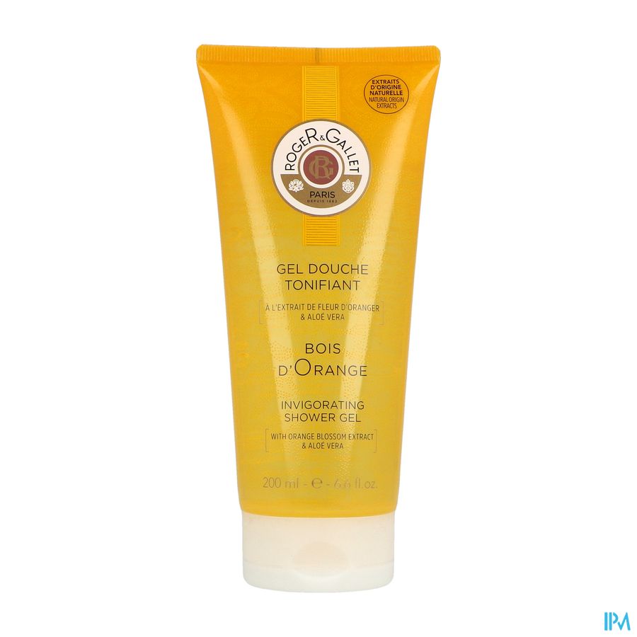 Roger&gallet Bois Orange Gel Douche Tube 200ml