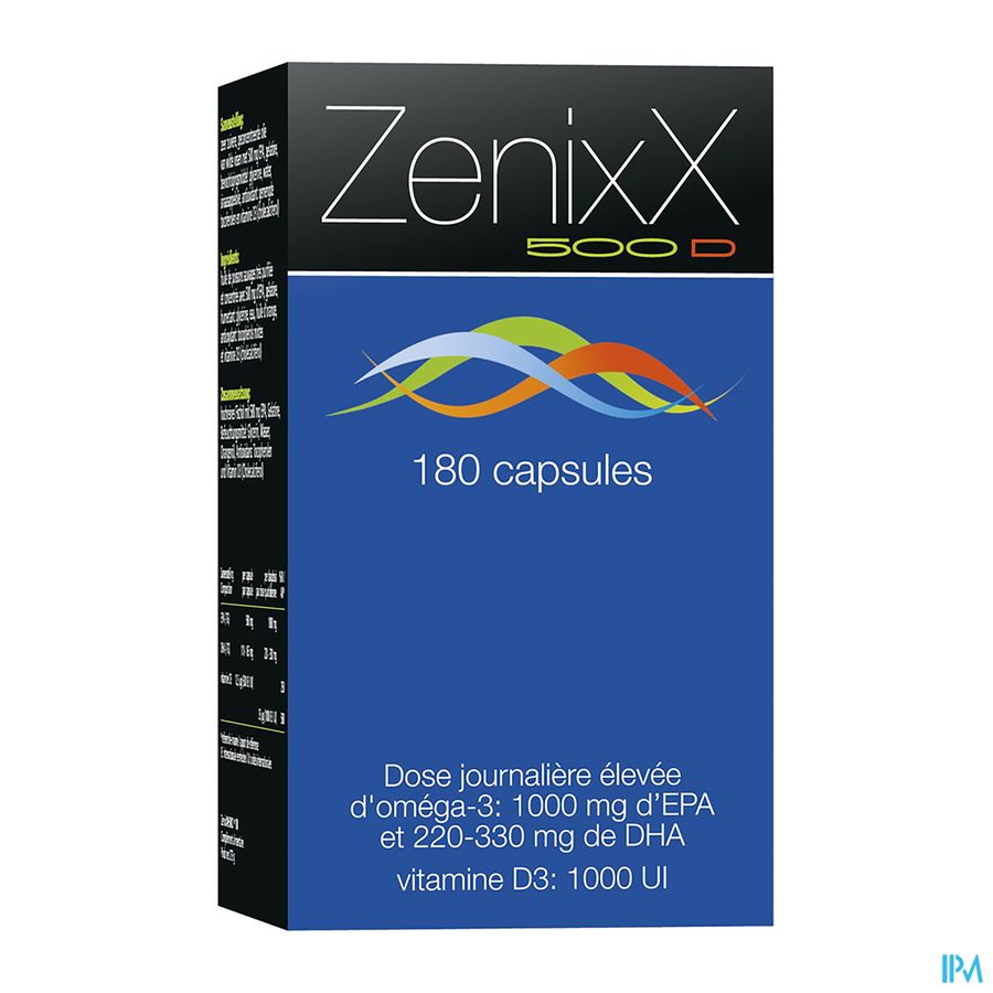 Zenixx 500 D Caps 180 Zenixx 500 D Caps 180