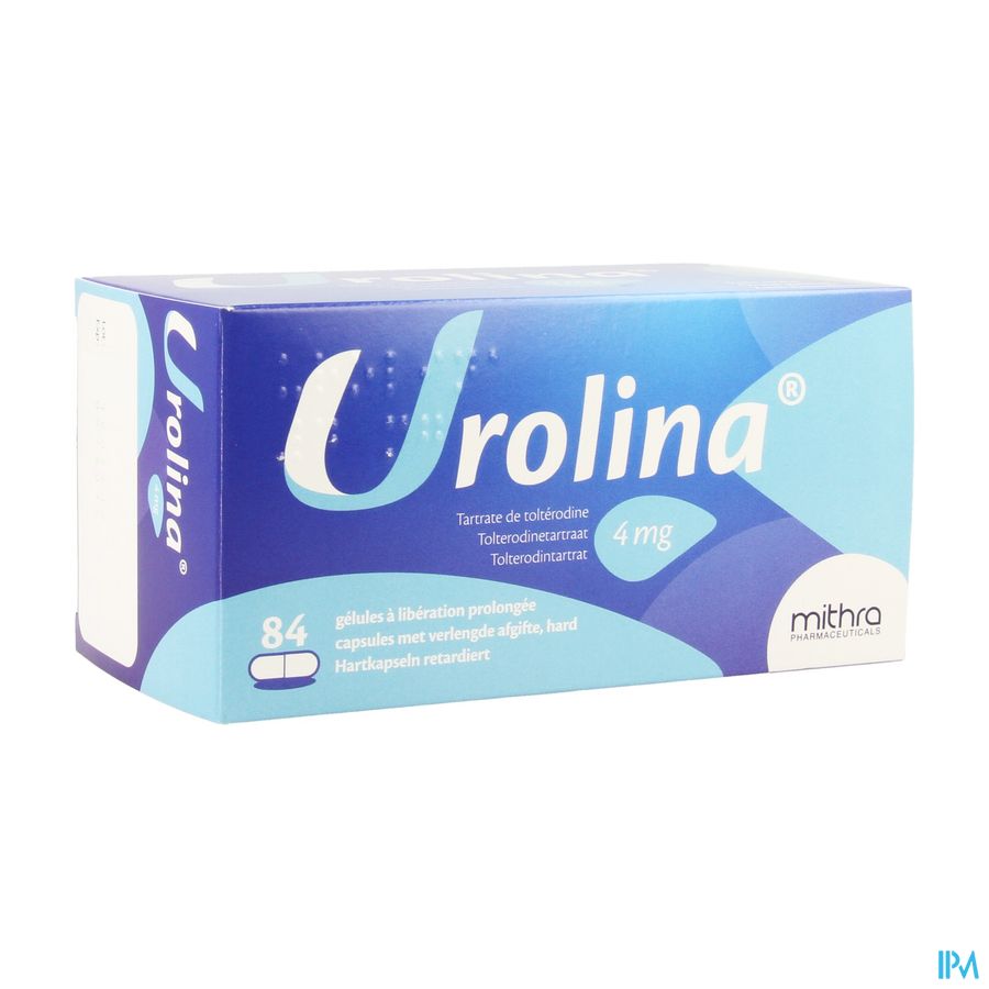 Urolina 4mg Verlengde Afgifte Harde Caps 84 X 4mg Urolina 4mg Verlengde Afgifte Harde Caps 84 X 4mg