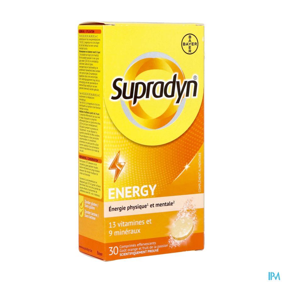 Supradyn Energy Comp Efferv. 30 Nf Rempl.3150257 Supradyn Energy Comp Efferv. 30 Nf Rempl.3150257