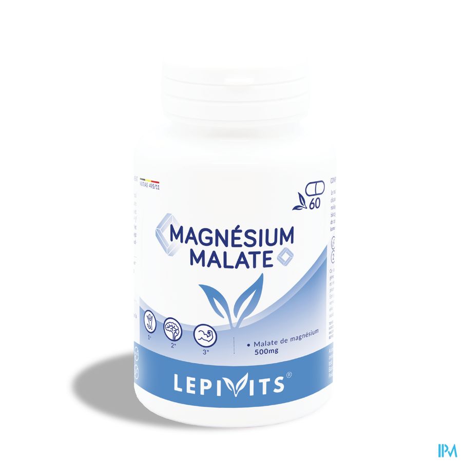 Lepivits Magnésium Malate - 60 GELS VEG
