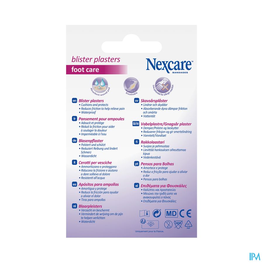 Nexcare 3m Blister Plaster Foot Care 6 3