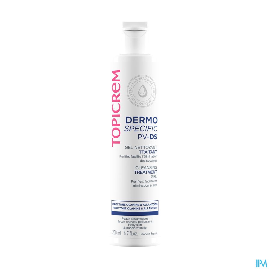 Topicrem Pv/ds Reinigingsgel + Hoofdhuid 200ml Topicrem Pv/ds Reinigingsgel + Hoofdhuid 200ml
