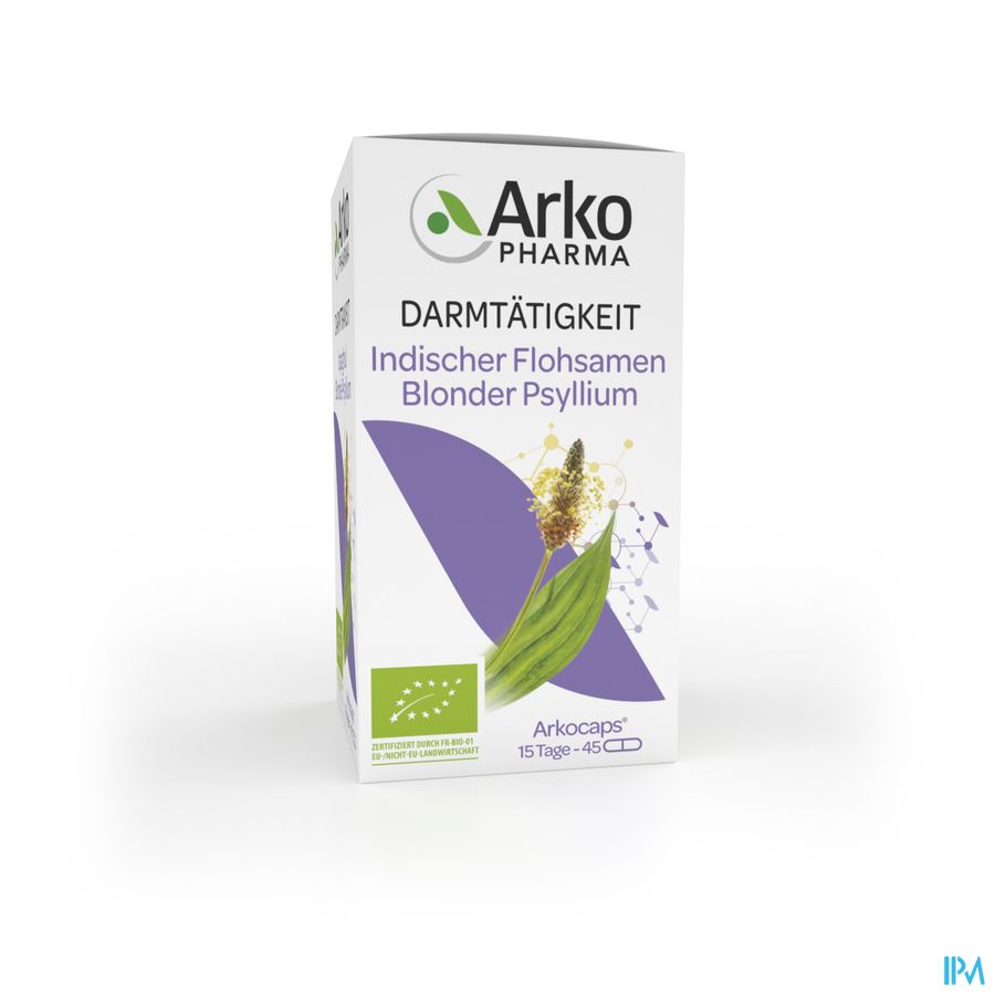 Arkogelules Ispaghul Psyllium Blond Bio Caps 45 Arkogelules Ispaghul Psyllium Blond Bio Caps 45