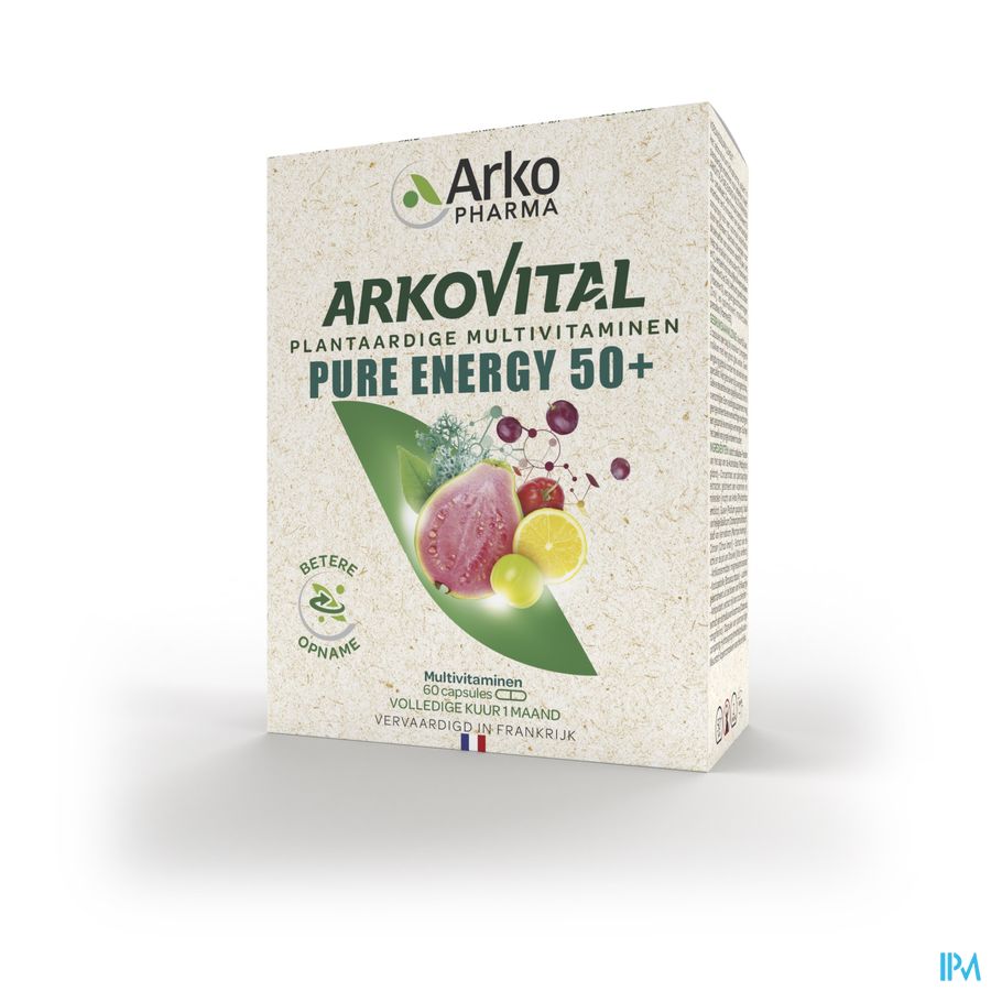 Arkovital Pure Energy 50+ Caps 60 Arkovital Pure Energy 50+ Caps 60