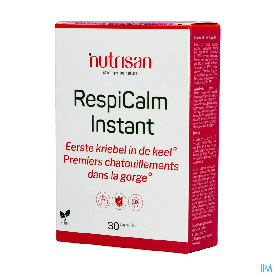Respicalm Instant Nutrisan Caps 30 1