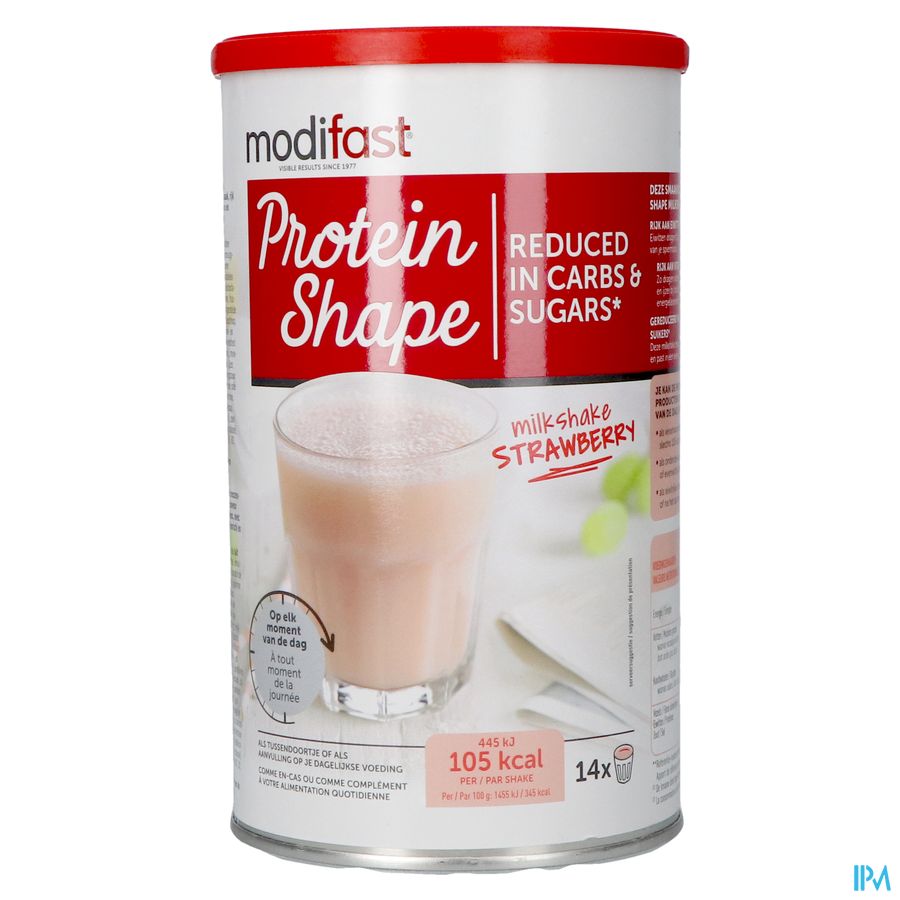 Modifast Protein Shape Strawberry Milkshake 420g 3