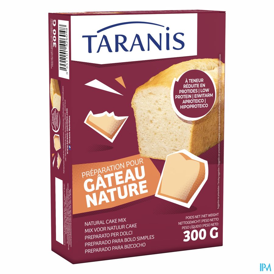 Taranis Voorbereiding Cake Natuur 300g Taranis Voorbereiding Cake Natuur 300g