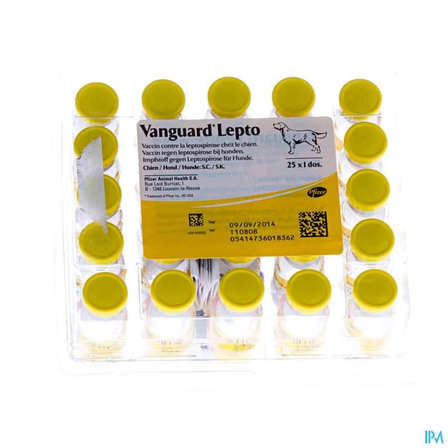 Vanguard Lepto 25 X 1 Dos. Vanguard Lepto 25 X 1 Dos.