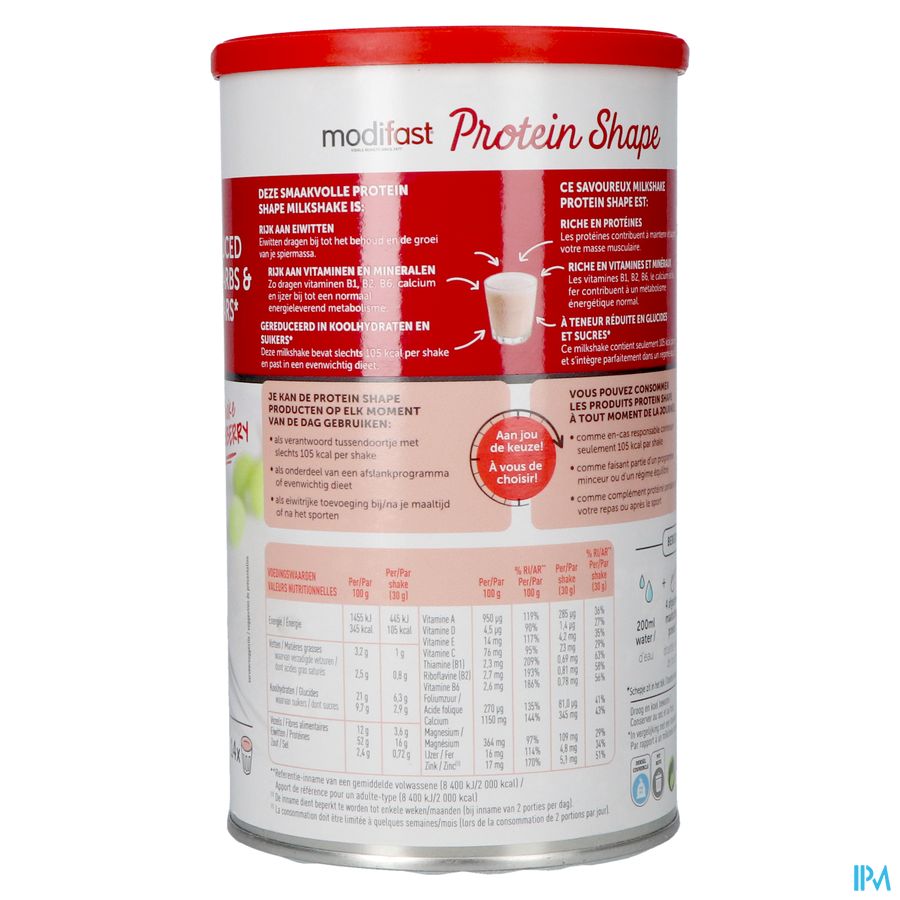 Modifast Protein Shape Strawberry Milkshake 420g 4