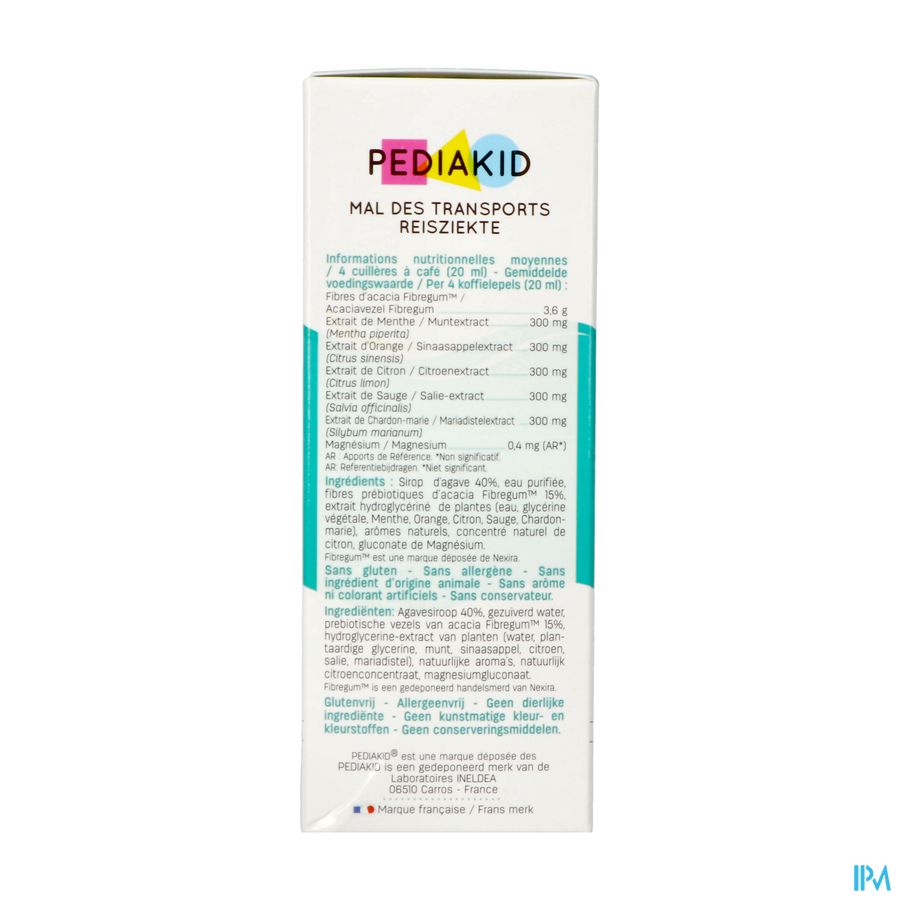 Pediakid Mal Des Transports Sol Buv Fl 125ml 12