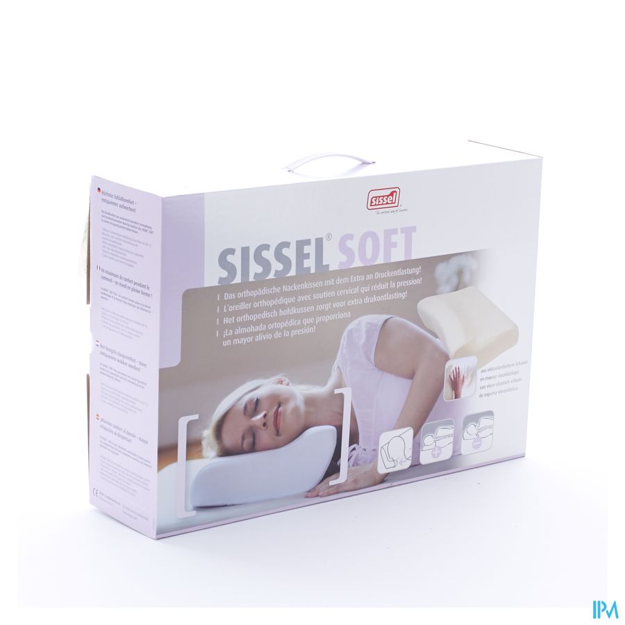 Sissel Soft Hoofdkussen Visco-elast+overtr.fluweel Sissel Soft Hoofdkussen Visco-elast+overtr.fluweel