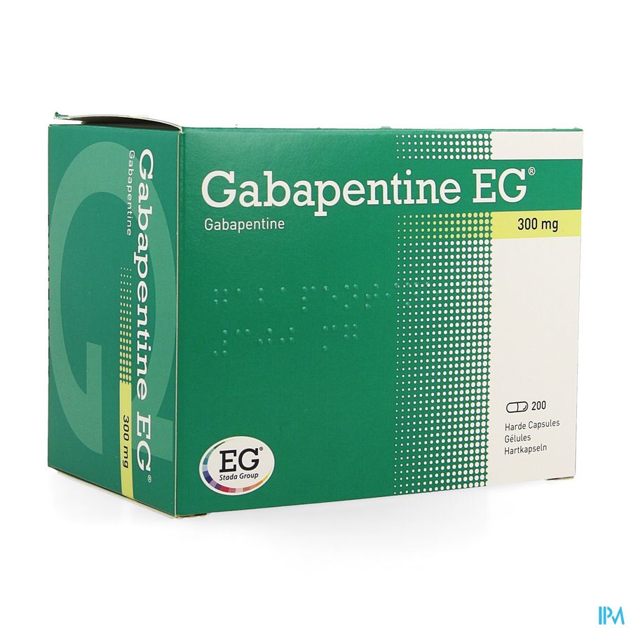 Gabapentine EG 300Mg Caps 200 X 300 Mg Gabapentine EG 300Mg Caps 200 X 300 Mg