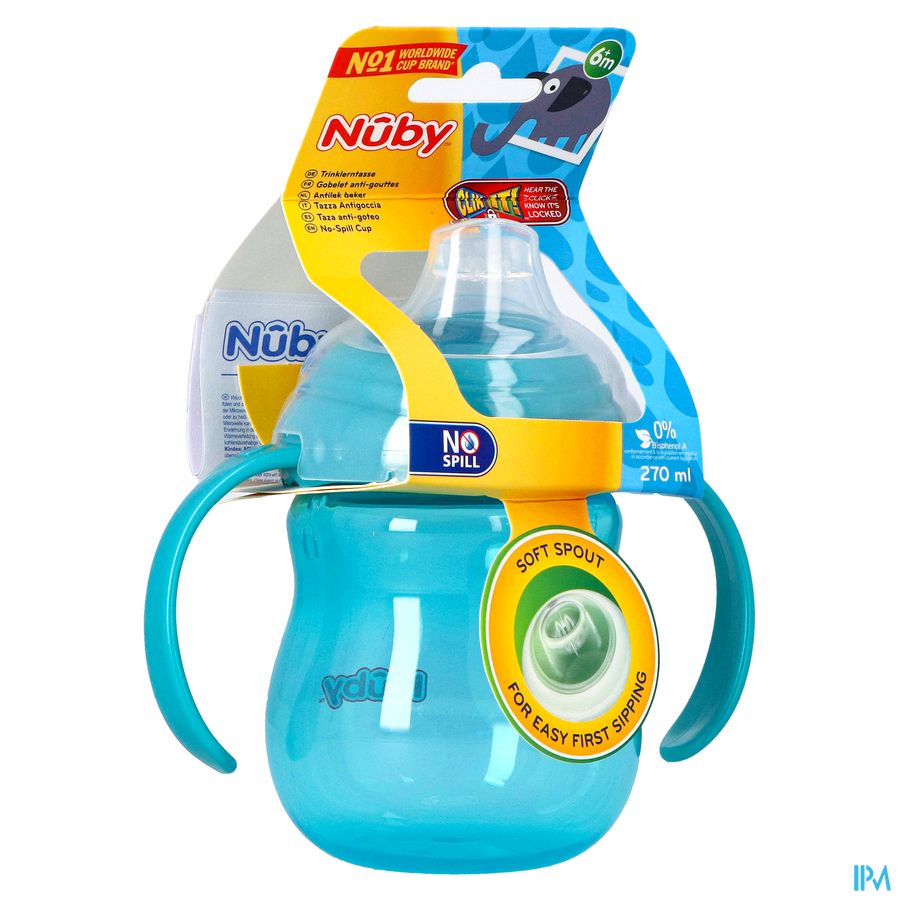 Nuby A/lekbeker Handvaten 6m+ 270ml 4