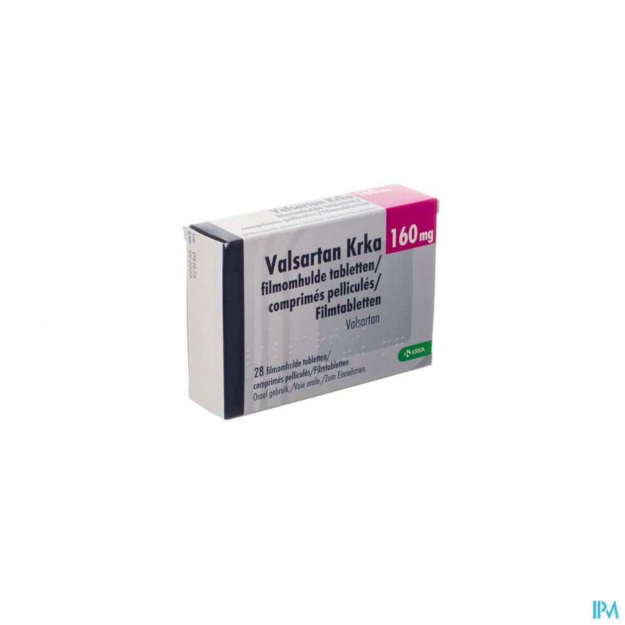 Valsartan Krka 160mg Filmomh Tabl 28 Valsartan Krka 160mg Filmomh Tabl 28