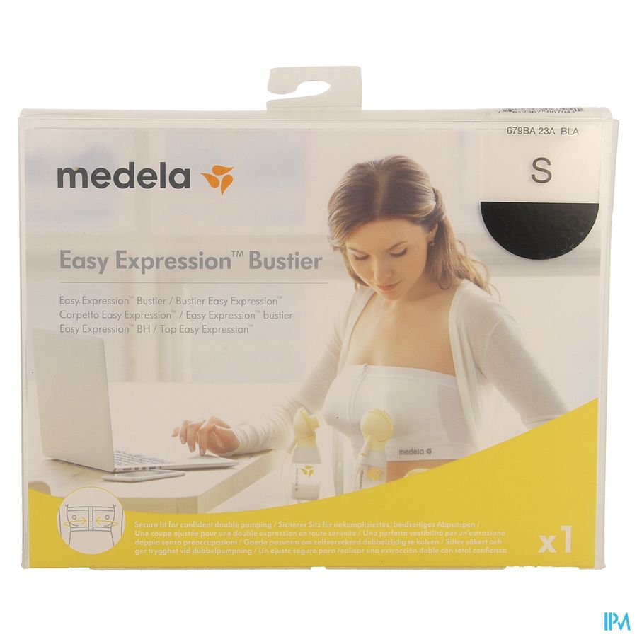 Medela Easy Expression Bustier Zwart S 1