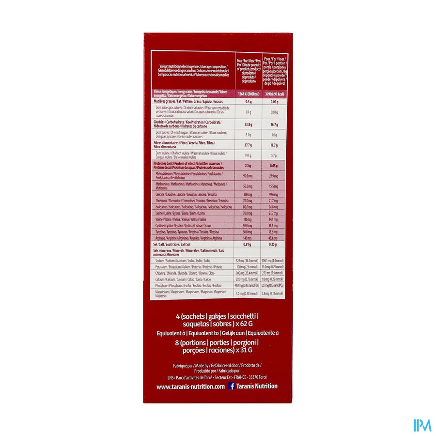 Taranis Vlees Vervanger 4x62g 1