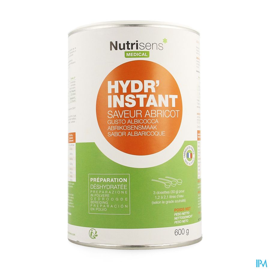 Hydr'instant Abricot 600g Hydr'instant Abricot 600g