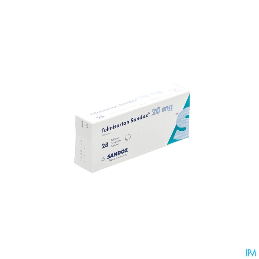 Telmisartan 20mg Sandoz Tabl 28