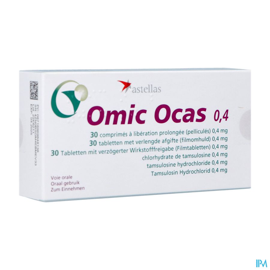Omic Ocas Orifarm Tabl 30x0,4mg Pip Omic Ocas Orifarm Tabl 30x0,4mg Pip