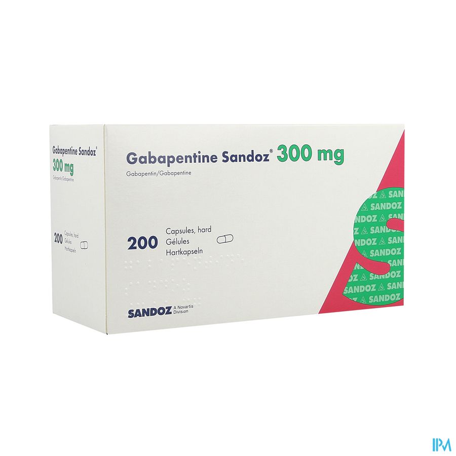 Gabapentine 300mg Sandoz Caps 200 X 300mg Gabapentine 300mg Sandoz Caps 200 X 300mg