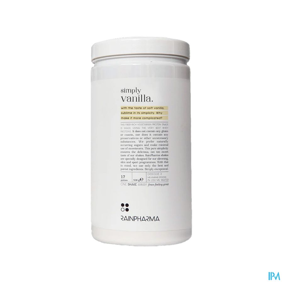 Rainpharma Shake Classic Simply Vanilla 510g Rainpharma Shake Classic Simply Vanilla 510g