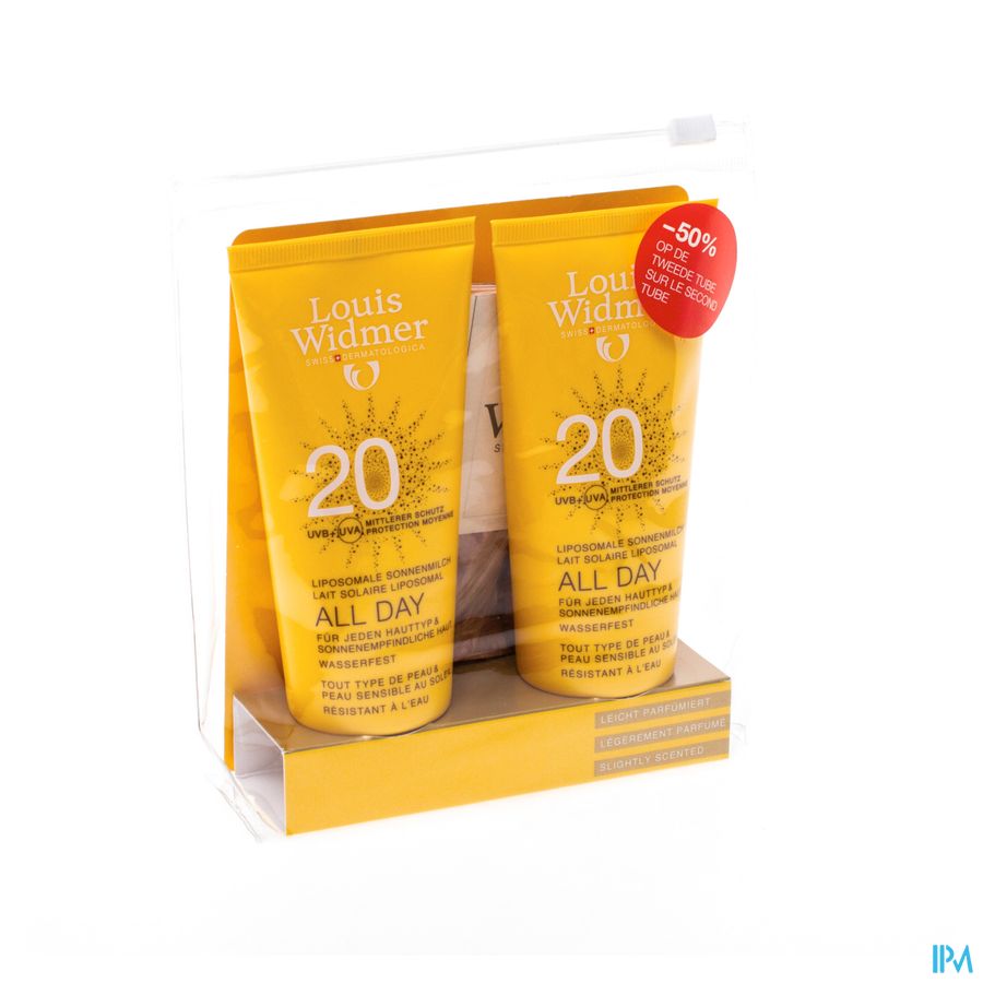 Widmer Sun All Day 20 Parf Nf Tube 2x100ml 1