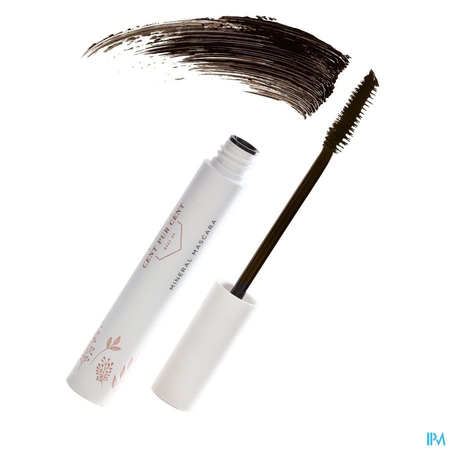 Cent Pur Cent Mineral Mascara Brun 10ml