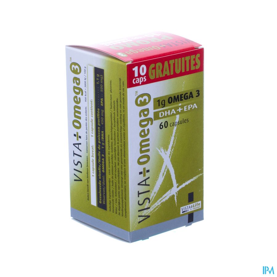 Vista Omega 3 Caps 60 50+10 Promo Vista Omega 3 Caps 60 50+10 Promo