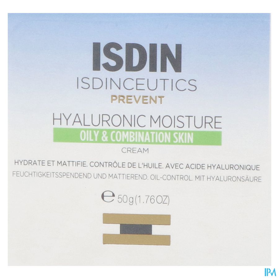 Isdinceutics Hyaluronic Hydra Comb/oily 50g 1