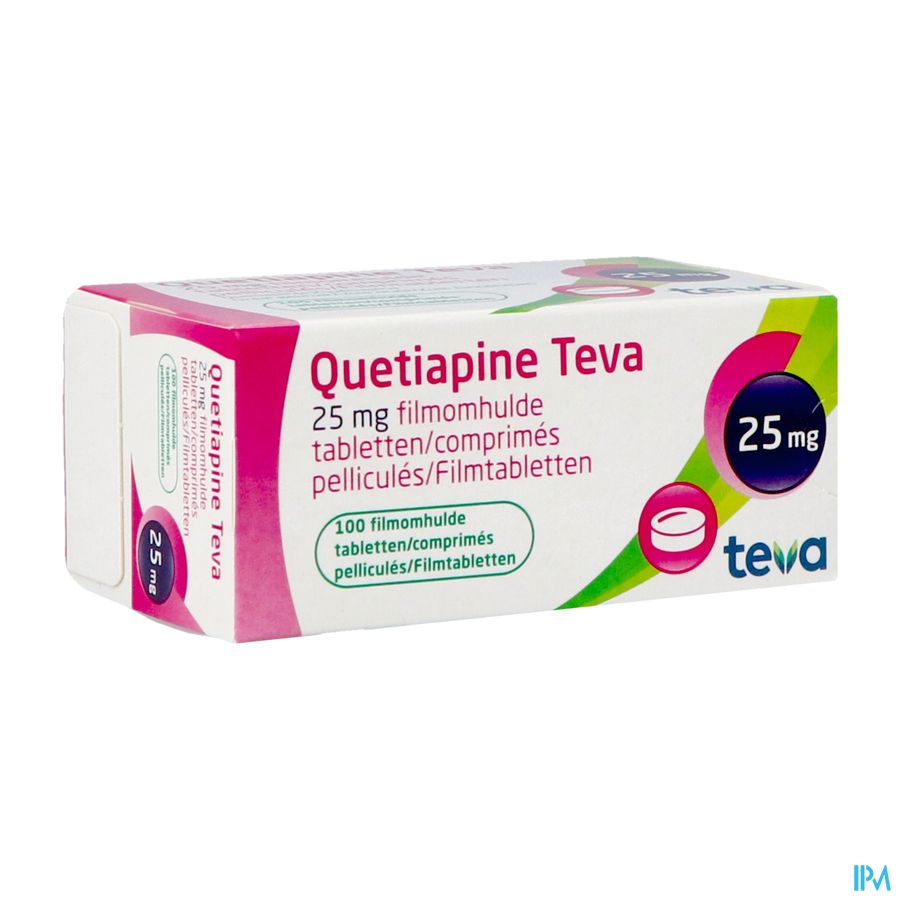 Quetiapine Teva 25mg Filmomh Tabl 100 Quetiapine Teva 25mg Filmomh Tabl 100