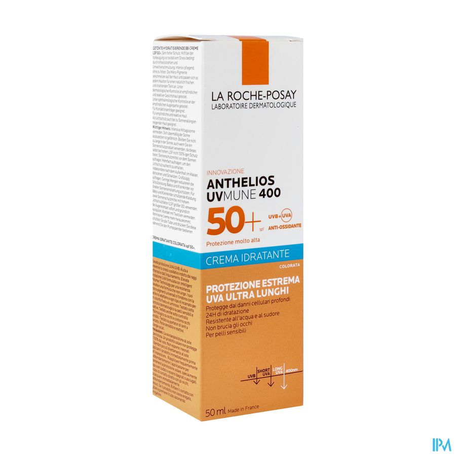 Lrp Anthelios Uvmune400 Hydra Cr Mp Tt Spf50+ 50ml Lrp Anthelios Uvmune400 Hydra Cr Mp Tt Spf50+ 50ml