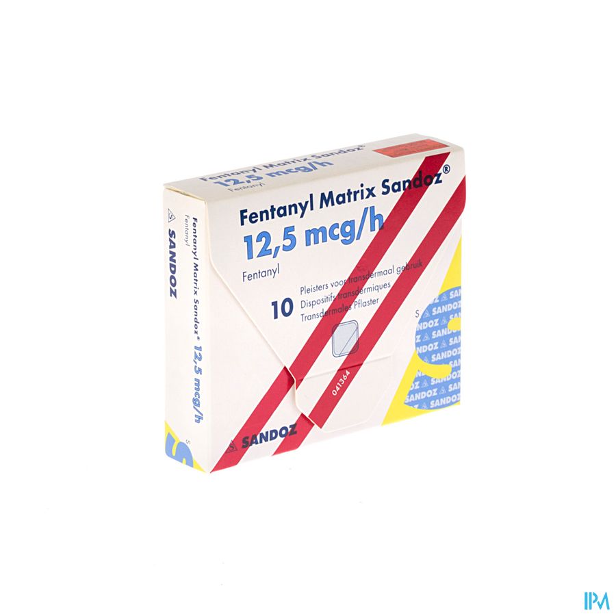 Fentanyl Matrix Sandoz 12,5 Mcg Pleist Transd. 10 Fentanyl Matrix Sandoz 12,5 Mcg Pleist Transd. 10
