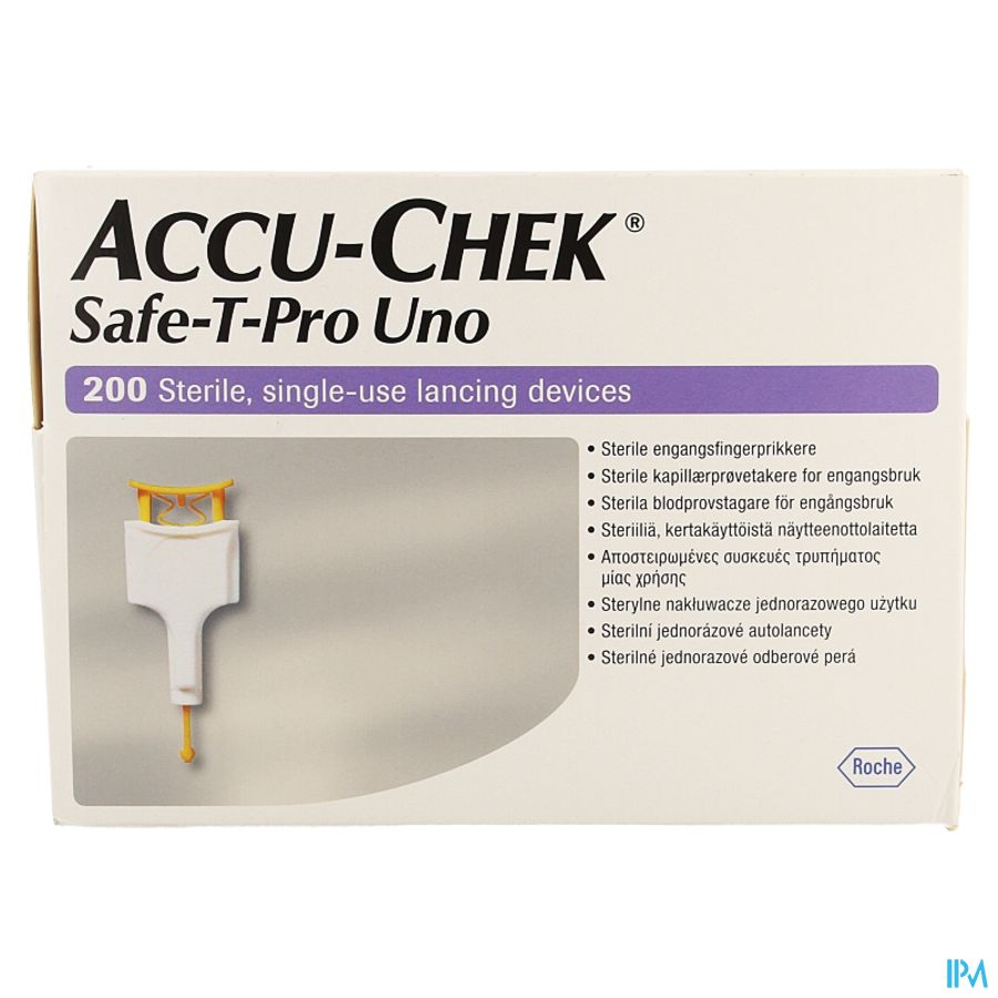 Accu Chek Safe T Pro Plus Uno Steriel Wegwerp 200 1