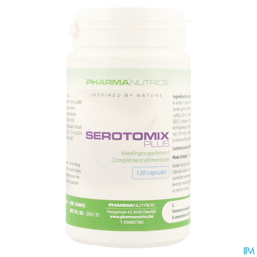 Serotomix Plus V-caps 120 Pharmanutrics 3