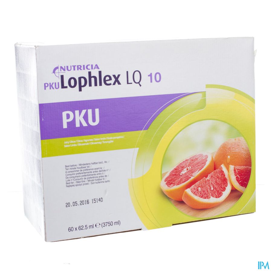 Pku Lophlex Lq 10 Juicy Citrus 60x62,5ml Pku Lophlex Lq 10 Juicy Citrus 60x62,5ml