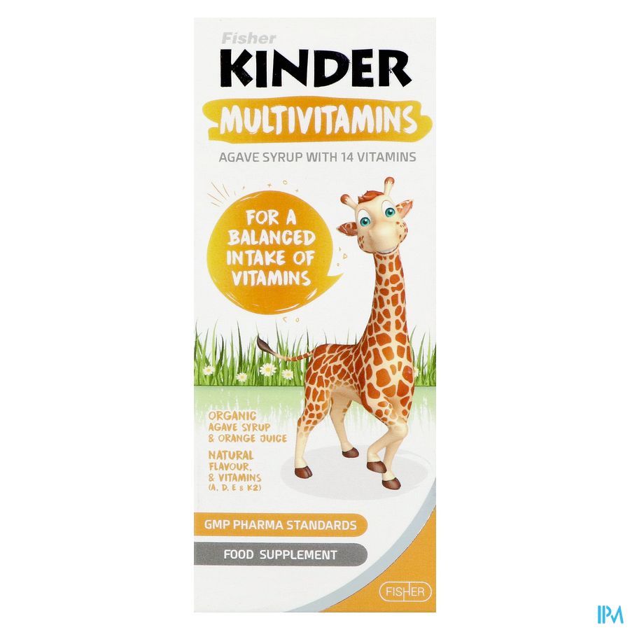 Fisher Kinder Multivitaminen Siroop 125ml 3