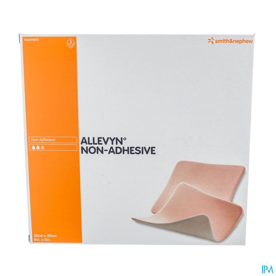 Allevyn Non Adh Verb Hydrocel. 20x20cm 3 66000092
