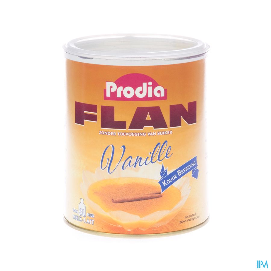 Prodia Flan Vanille+zoetstof Pdr 450g 6785 Revogan Prodia Flan Vanille+zoetstof Pdr 450g 6785 Revogan