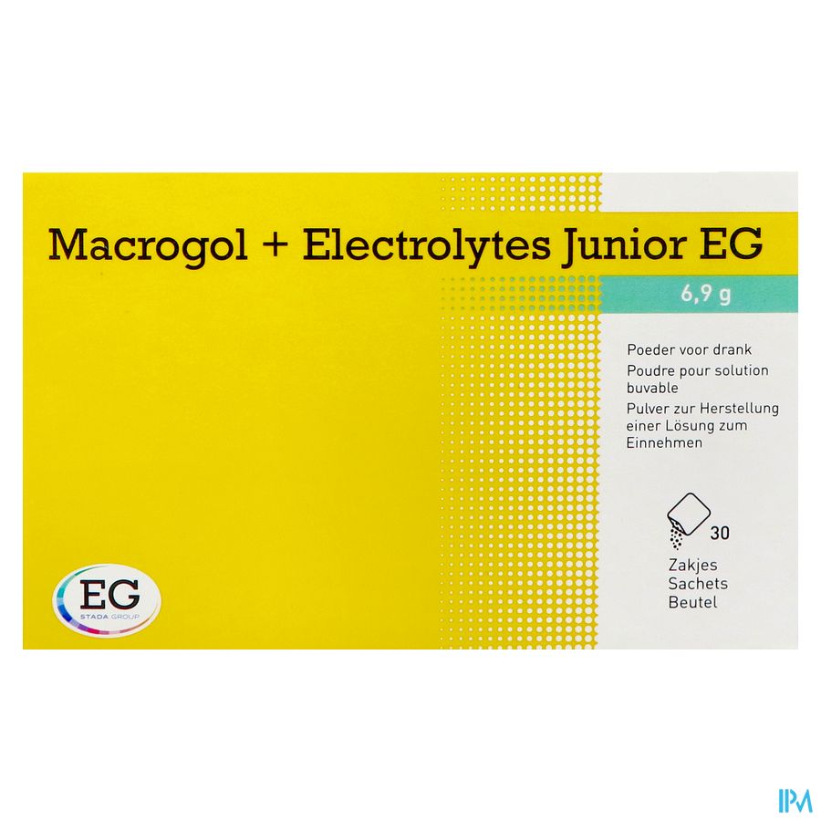 Macrogol+Electrolytes Junior EG 6,9G Pdr Sach 30 2
