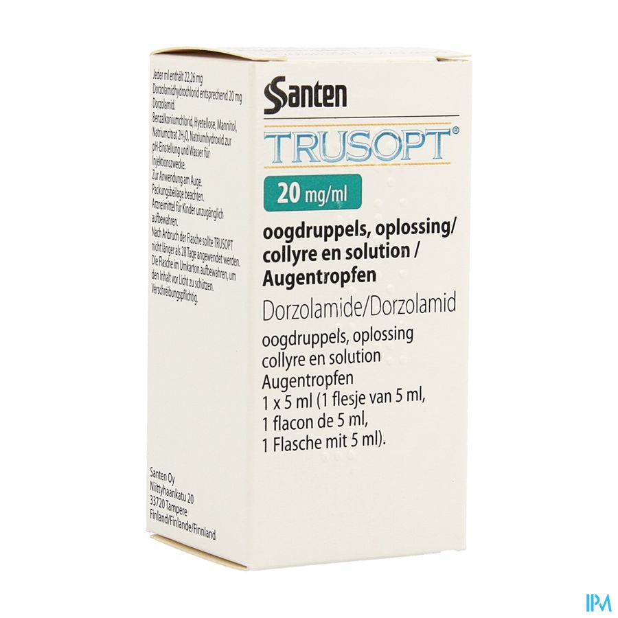 Trusopt Ocumeter Plus 20mg/ml Collyre Sol 5ml 1