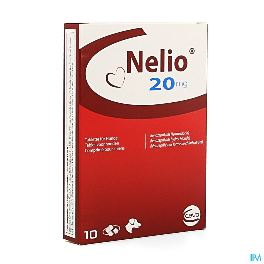 Nelio 20mg Hond Tabl 1x10 Nelio 20mg Hond Tabl 1x10