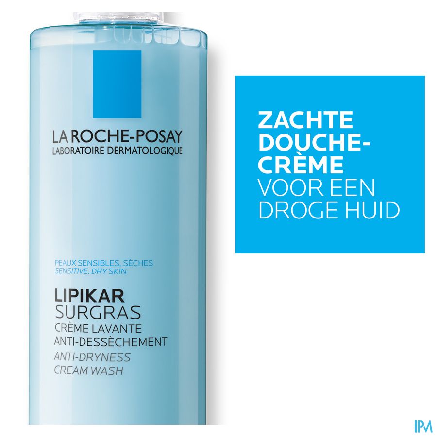 La Roche Posay Lipikar Overvet Douche Cr Tegen Uitdrogen400ml 8