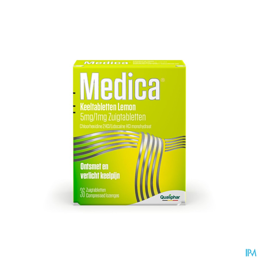 Medica Keeltabletten Lemon 36 zuigtabletten