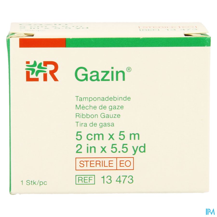 Gazin Meche Gaze Sterile 5cmx5m 1