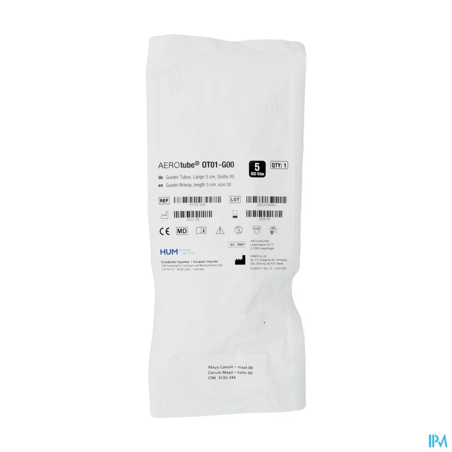 Canule De Guedel 00 Covarmed Canule De Guedel 00 Covarmed