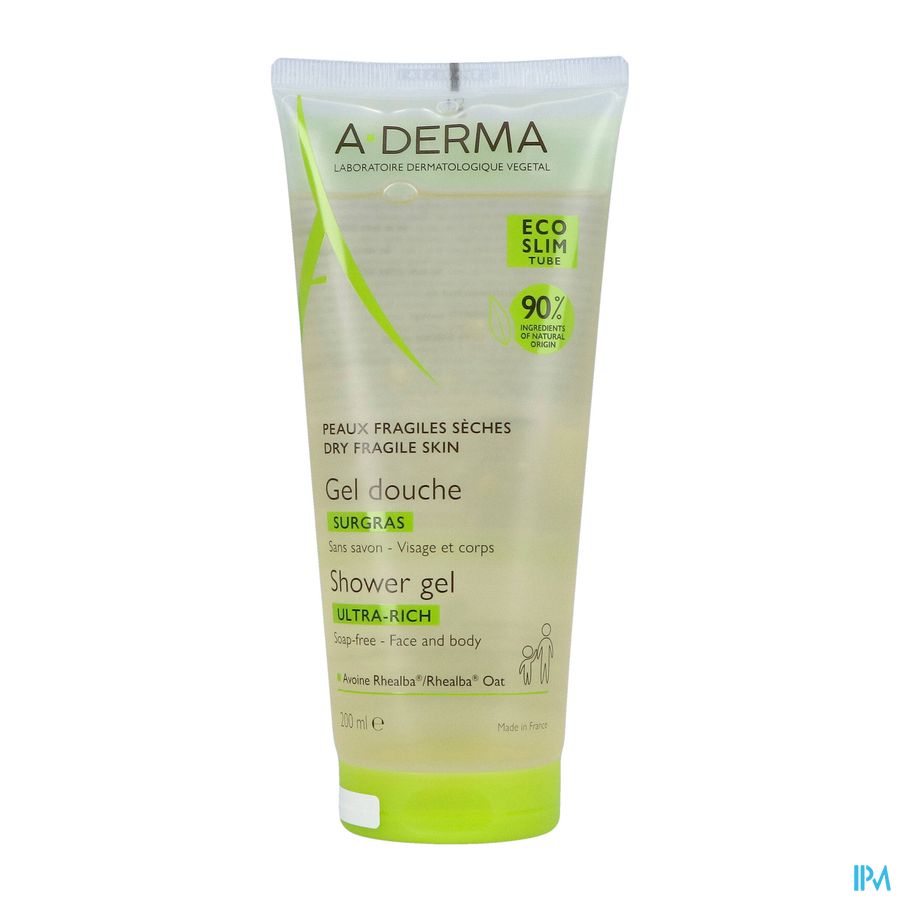 Aderma Indisp.gel Douche Surgras 200ml
