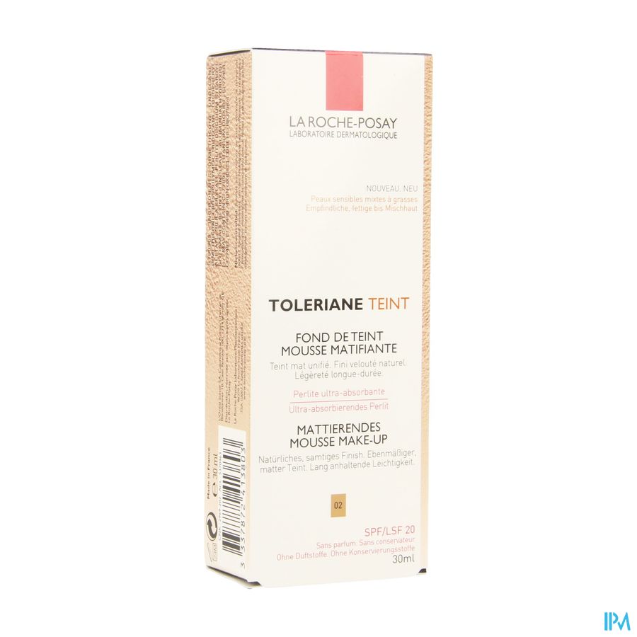 La Roche Posay Toleriane Fdt Mousse 02 30ml La Roche Posay Toleriane Fdt Mousse 02 30ml