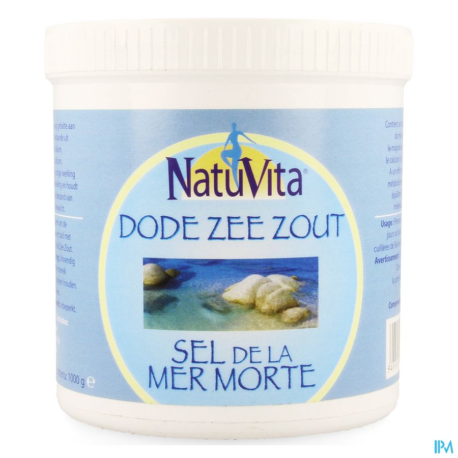 Natuvita Dode Zeezout Pot 1kg Natuvita Dode Zeezout Pot 1kg