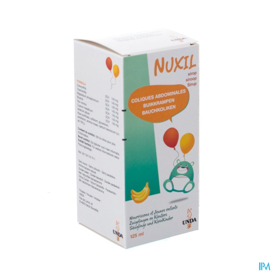 Nuxil Siroop Kind 125ml Unda Nuxil Siroop Kind 125ml Unda